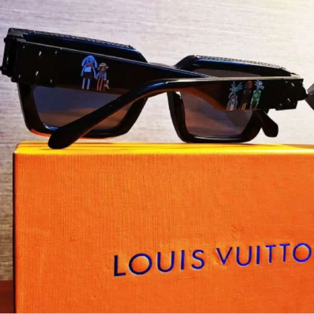 Louis Vuitton 1.1 Millionaire Sunglasses Cartoon Friends Monogram Black Designer - Picture 9 of 16